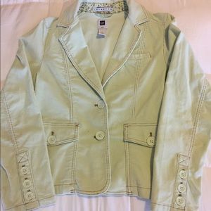 Mint Corduroy GAP blazer